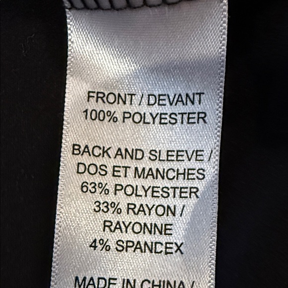 Ricki's Blouse, Abstract Blue and Black, Women's Top Size M - Picture 9 of 9